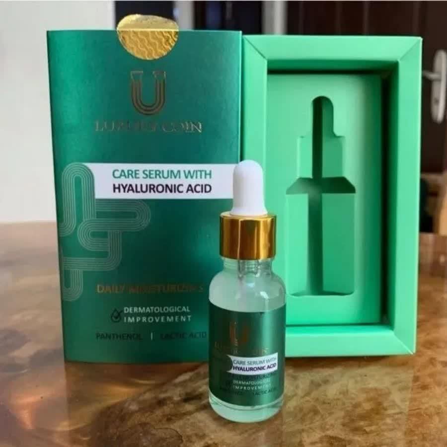 رفع خشکی پوست و اگزما  صورت با سرم هیالورونیک اسید لاکچری کوین